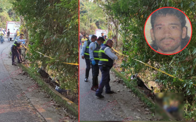 Trágico accidente en vía Ruitoque Alto: motociclista fallece al perder el control