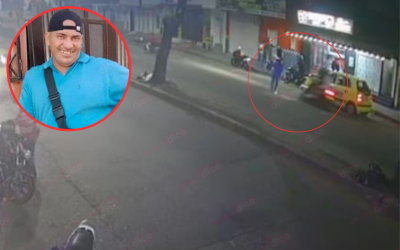 Impactante video muestra el momento en que un hombre pierde la vida en Bucaramanga