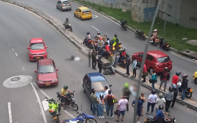 Tragedia en el intercambiador de Fátima: un joven pierde la vida en accidente de tránsito