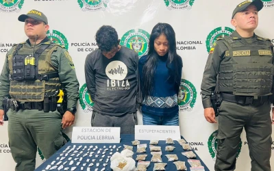 Capturados  "la peruana y el morocho" con más de 200 dosis de estupefacientes en Lebrija