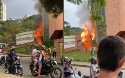 Un incendio en el hospital del norte de Bucaramanga causó un gran susto en la comunidad.