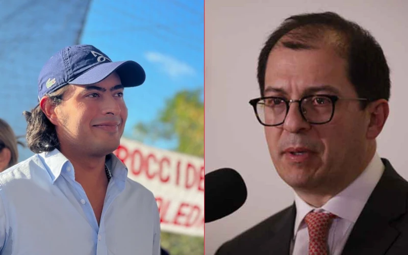 Nicolás Petro pide cambio del fiscal Barbosa por pelea con el presidente colombiano