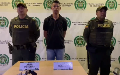 Delincuente extranjero es capturado en Bucaramanga por hurto y porte ilegal de armas