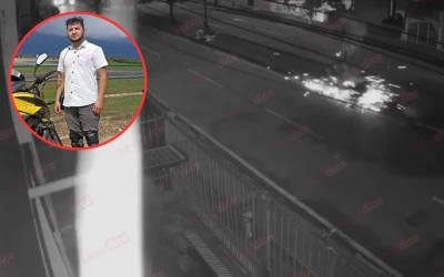 En video ll Joven pierde la vida en un accidente en Bucaramanga