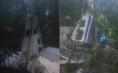 Avioneta siniestrada en Caquetá: Confirmada la identidad del piloto y dos ocupantes más