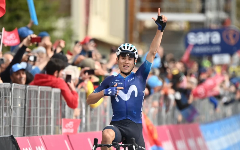 Brillante Victoria de Einer Rubio en una etapa desafiante del Giro de Italia