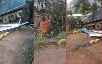 Tragedia en carretera: Conductor de tractocamión pierde la vida en el norte de Bucaramanga