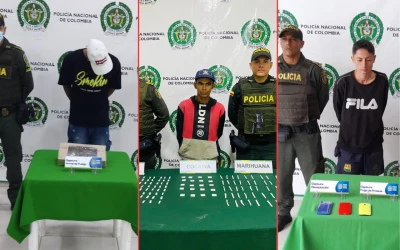 Tres hombres fueron capturados por diferentes delitos en Bucaramanga