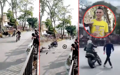 En video: Fatal carrera en Ibagué un joven de 28 años fallece en competencia de motociclismo