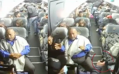 En Video: Asalto masivo en bus interurbano de Bogotá