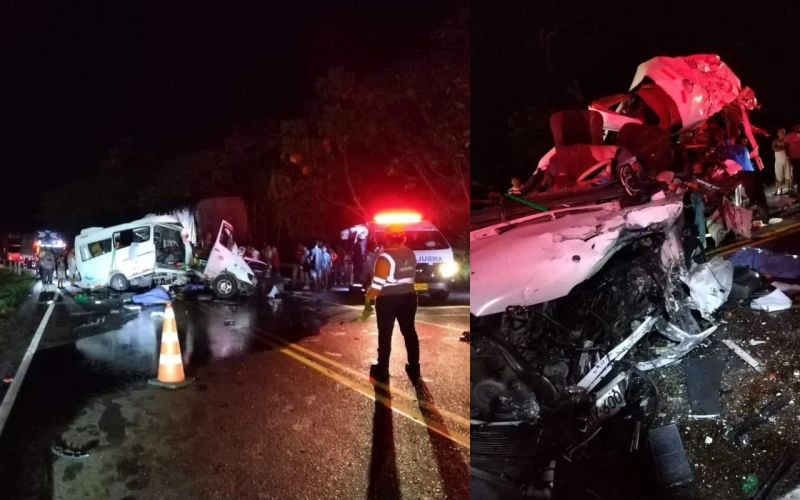 Impactante accidente de tránsito  cobra la vida de cuatro personas en Barrancabermeja