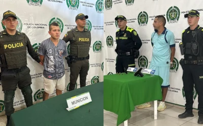 Alias 'Pompilio' y alias 'Popeta', fueron Capturados en operativos nocturnos en Bucaramanga