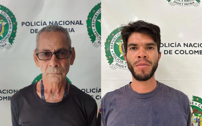 Capturados en Bucaramanga dos hombres acusados de hurto calificado y deserción