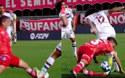 En video: La dolorosa lesión de Luciano Sánchez conmueve al fútbol