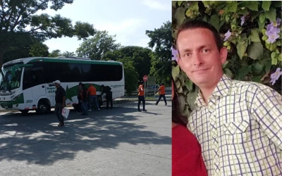 Conductor Santandereano muere en lamentable accidente en terminal de Santa Marta