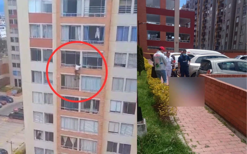 Tragedia en Bogotá: Mujer salta de edificio en medio de temblor.