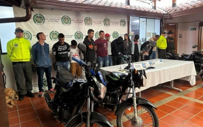 Desmantelamiento de "Los Cibernéticos" en Floridablanca: Un duro golpe al tráfico de estupefacientes