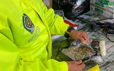 Golpe al microtráfico: Incautación de drogas en encomienda con destino a Landázuri