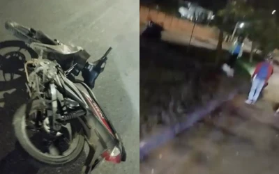 En video: Joven de 27 Años Pierde la Vida en accidente de tránsito en Bucaramanga