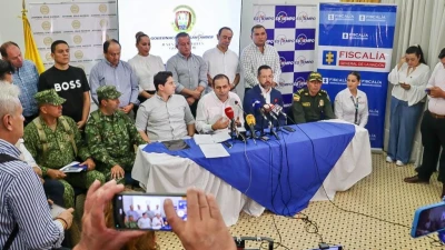 Gobernador de Santander, Juvenal Díaz, anuncia estrategias robustas para fortalecer la seguridad departamental