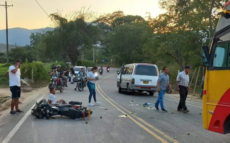 Menor de 14 años pierde la vida en accidente de tránsito en la vía Girón - Zapatoca