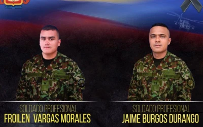 Combates entre Ejército y disidencias dejan dos soldados muertos en Nariño