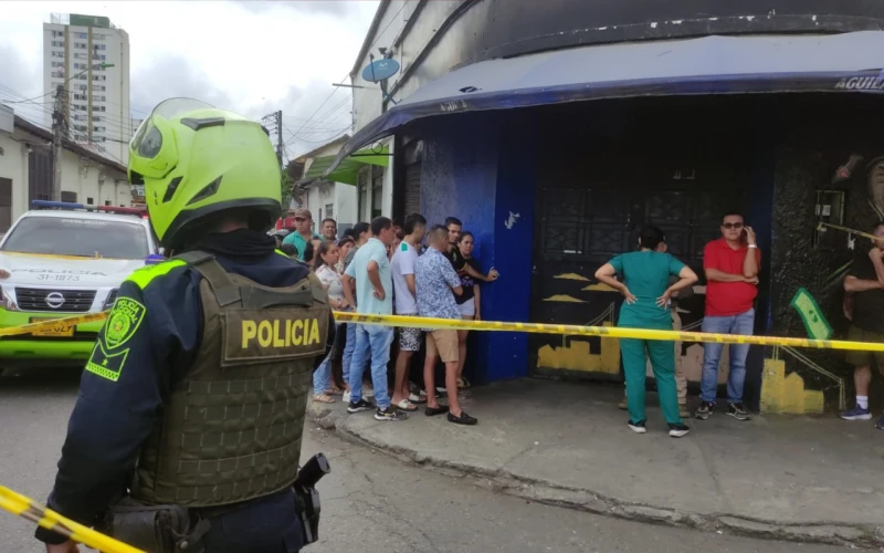 Detalles del brutal asesinato de 'El Grillo' en bar 'El Búnker' en el barrio Girardot de Bucaramanga.