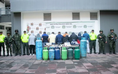 Desmantelada banda 'Los Olimpo' en Santander: grupo especializado en el hurto de cilindros de gas.