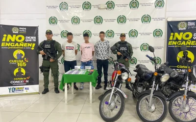 Desmantelamiento de red de extorsión en Bucaramanga: Policía nacional asesta golpe contra la delincuencia