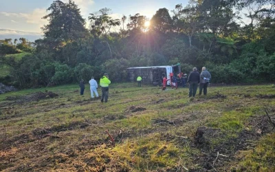 Accidente de bus en Boyacá deja cuatro muertos y 16 heridos.