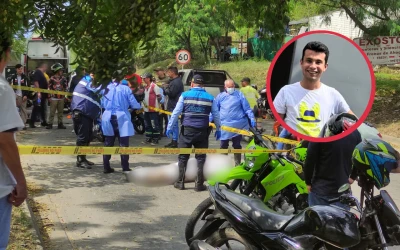 Motociclista muere atropellado por un camión en la vía Chimitá