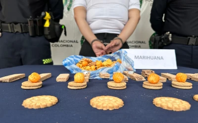 Capturada mujer por esconder droga en alimentos