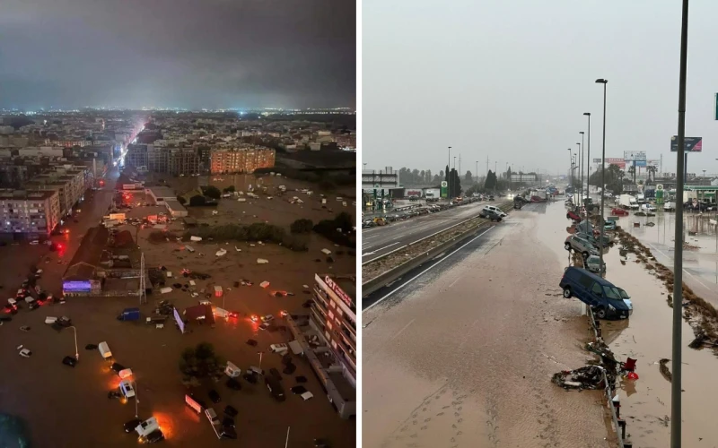 Valencia bajo el agua: Una ciudad que sufre ante la ‘gota fría’