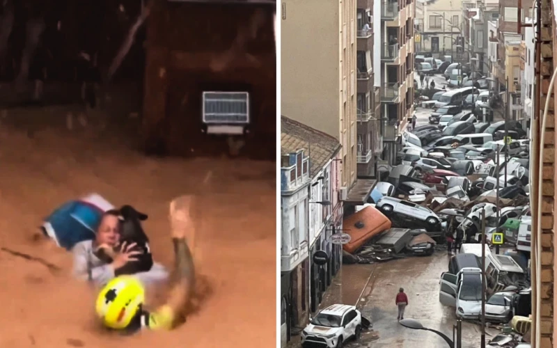 Valencia bajo el agua: Una ciudad que sufre ante la ‘gota fría’