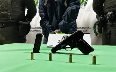 Capturado en Bucaramanga: Hombre armado que violaba detención domiciliaria