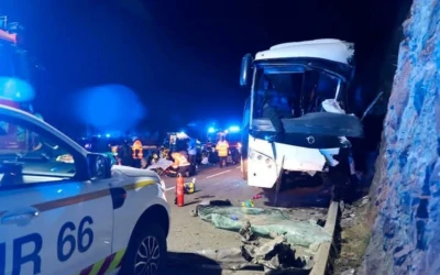 Tragedia en Francia: Dos Colombianos muertos y 31 heridos en accidente de bus