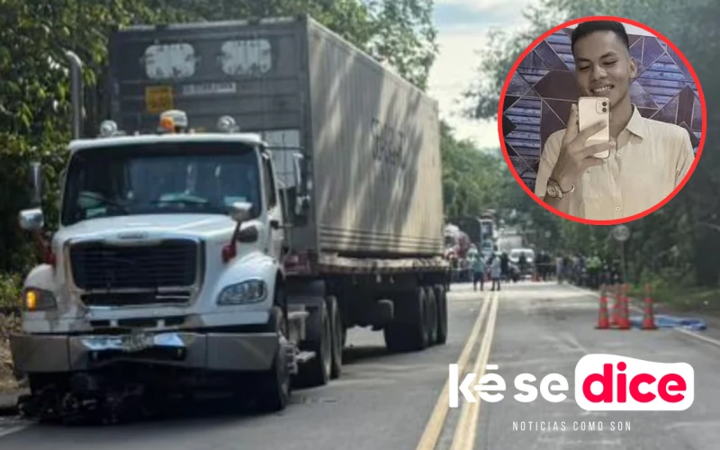 Motociclista pierde la vida bajo las ruedas de un tractocamión