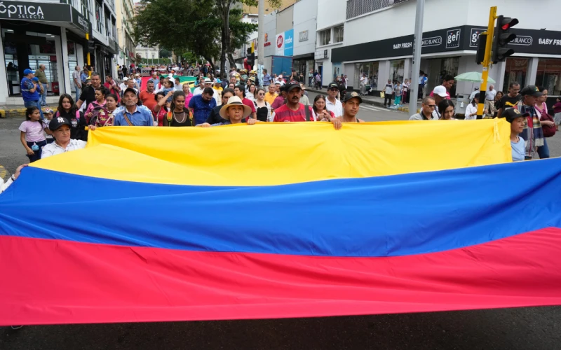 Protesta en Bucaramanga contra zona de reserva impuesta por el Ministerio de Ambiente