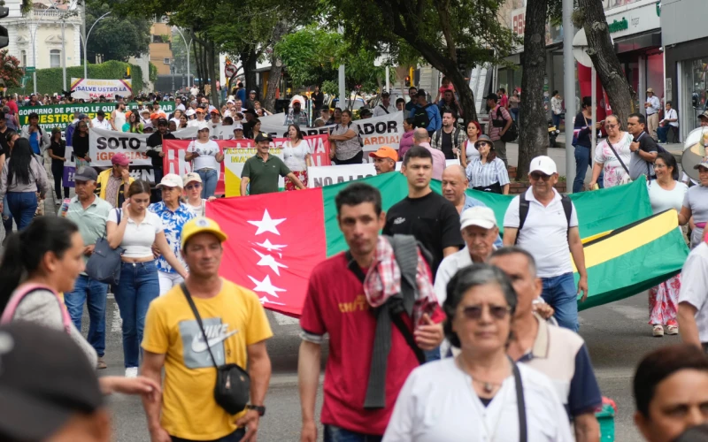 Protesta en Bucaramanga contra zona de reserva impuesta por el Ministerio de Ambiente