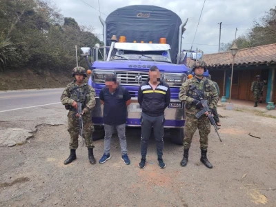 Desmantelan transporte de insumos para droga en ruta hacia Catatumbo