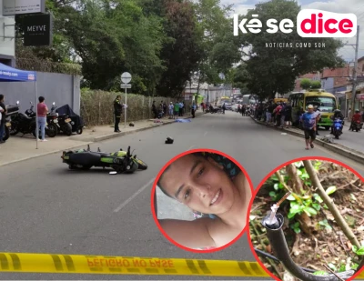 Diego murió decapitado por un cable en la calle 45