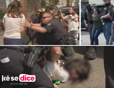 “¡No se la lleven!”: el video que revela el drama de una familia migrante