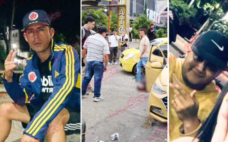 “Pablo Machetes” y Merchán fueron acribillados en un taxi en plena vía a Girón