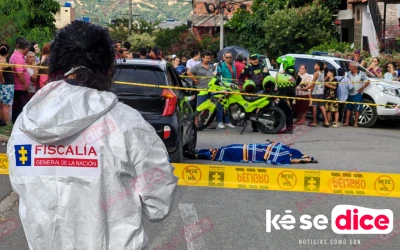 ¡A sangre fría! Sicarios asesinaron a Silvia Juliana en plena calle de Girón