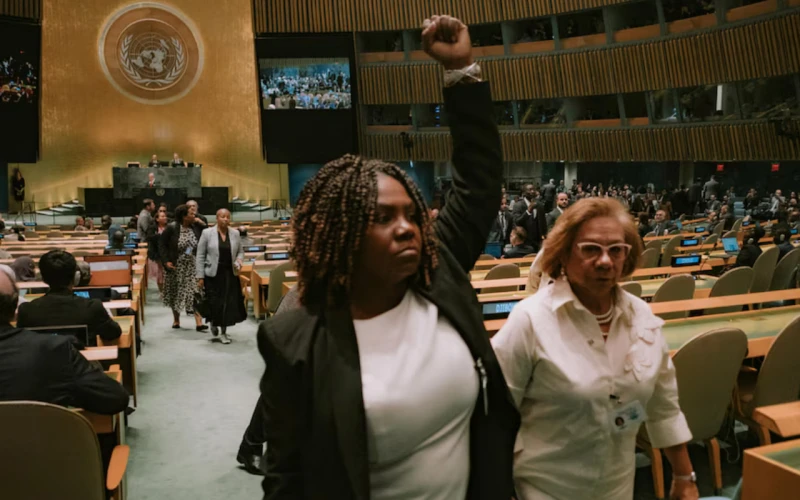 Puño en alto y sala vacía: la protesta de Colombia en la ONU contra Netanyahu