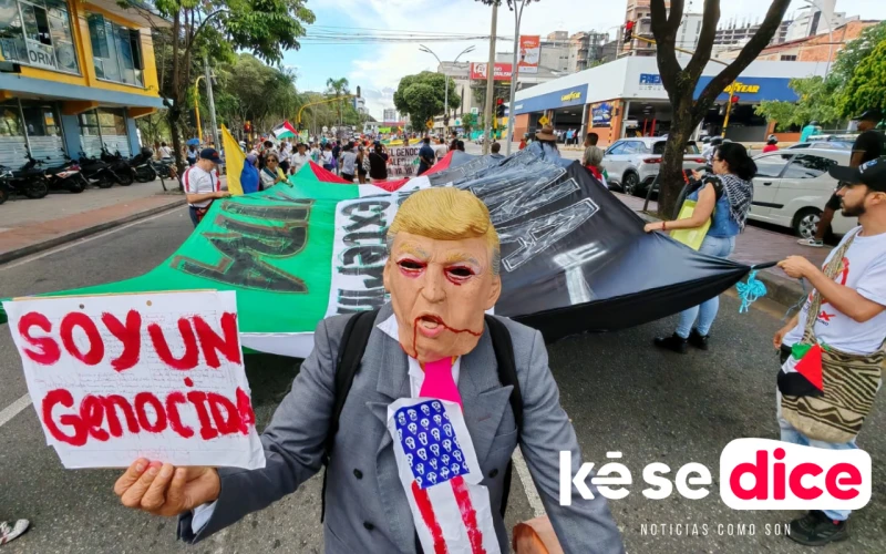 Un grito por la paz: Bucaramanga marcha hoy en apoyo a Palestina