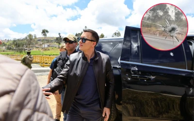“Nos emboscaron”: Daniel Noboa sale ileso de un ataque en medio de protestas