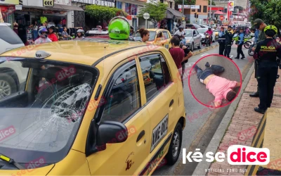 No usó el puente ni la cebra y terminó arrollado frente a La Isla