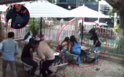 Ladrón sembró el pánico en un café de Cabecera