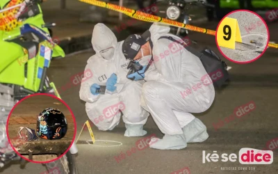Siete disparos y una víctima: sicarios atacan a pareja en plena Diagonal 15